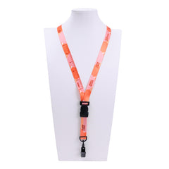 5/8" V-Flat™ 3-Piece Sublimated RPET Lanyard with Bulldog Clip