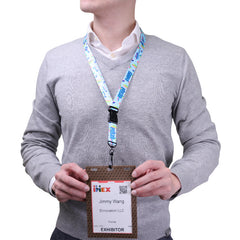 3/4" V-Flat™ 3-Piece Sublimated RPET Lanyard with J-Hook (2)