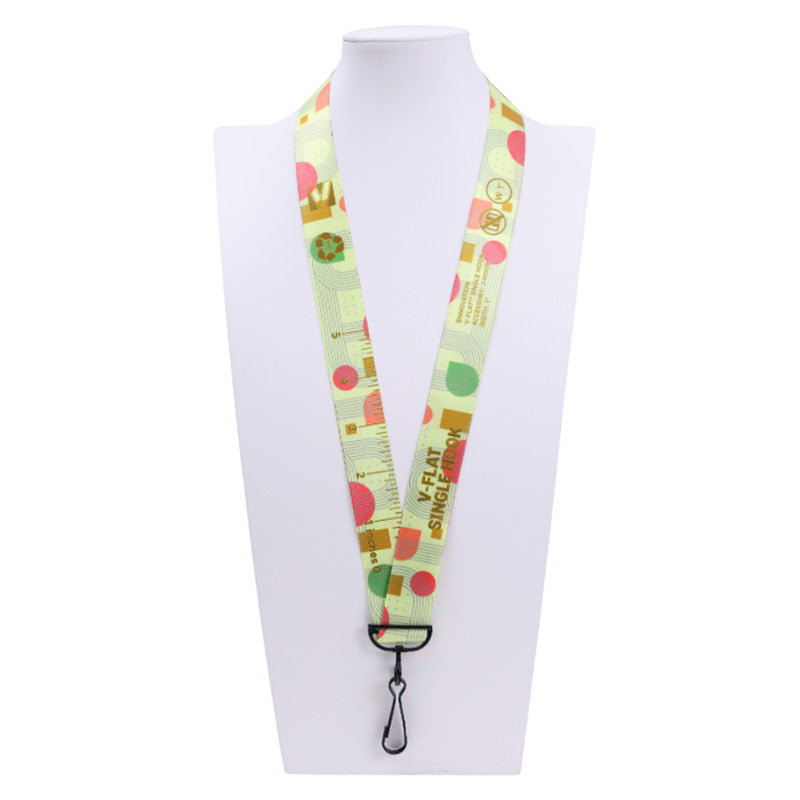 1" V-Flat™ J-Hook Lanyard without Breakaway