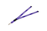 1" V-Flat™ 3-Piece Sublimated RPET Lanyard with Bulldog Clip - Full image - SKU LE31611A