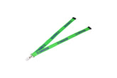 1" V-Flat™ Bull-dog Clip Lanyard with Safety Breakaway - Full image - SKU LE316N1A