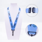 V-Flat™ J-Hook Lanyard with Choice of Attachement and Safety Breakaway