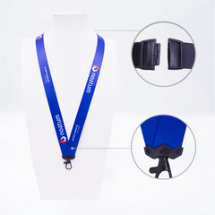 Single Hook Stitchless Lanyard with choice of Safety Breakaway