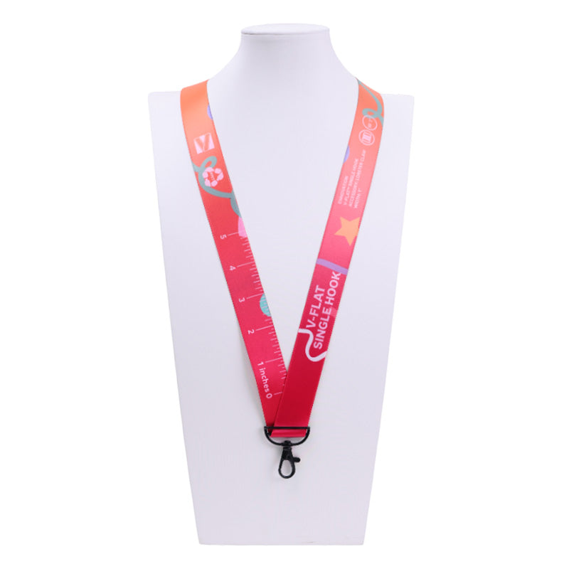 Clear lanyard holder