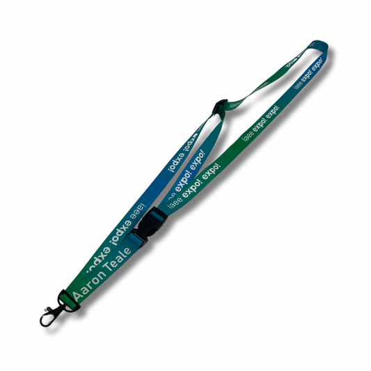 Custom lanyard and badge holder