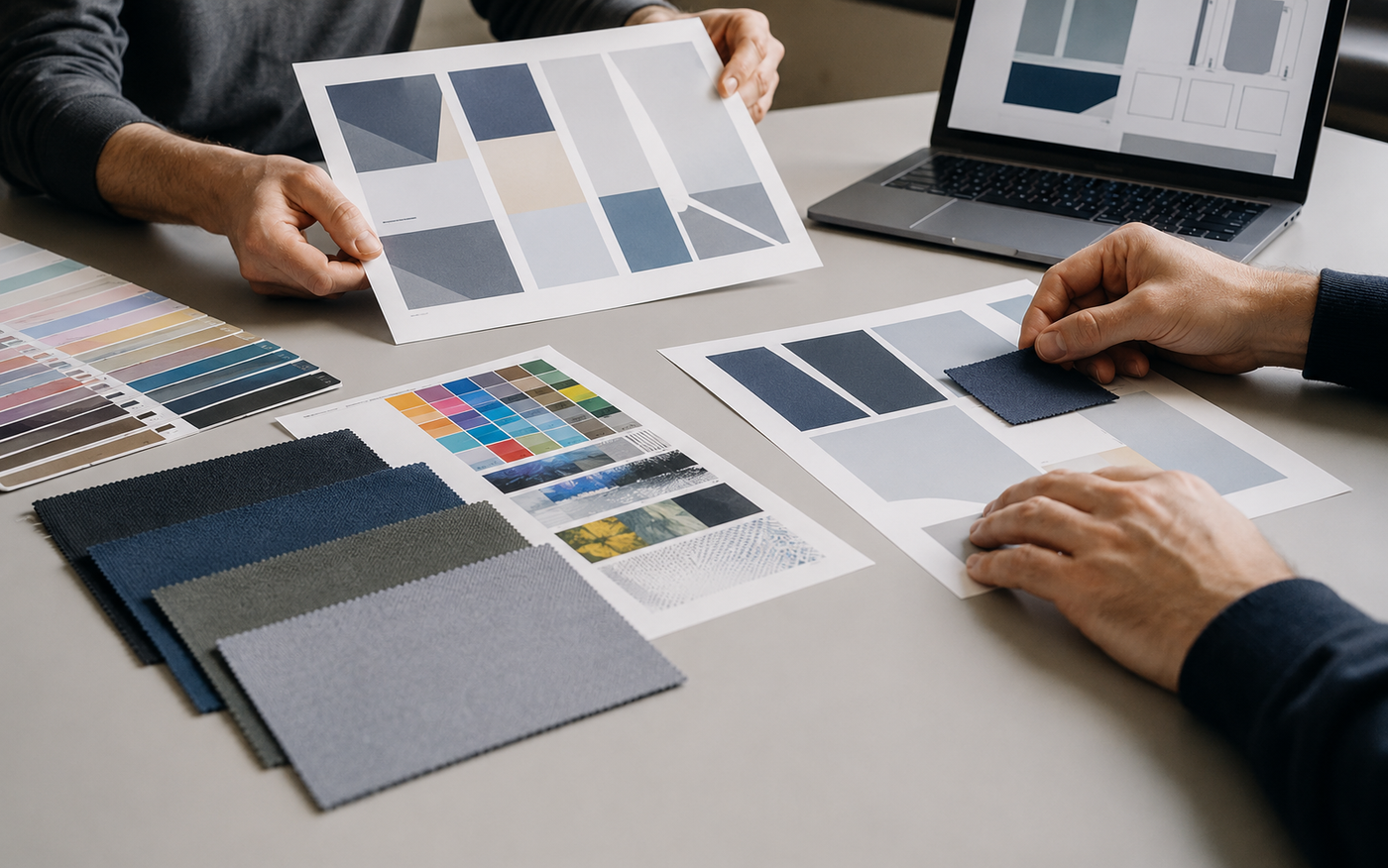 Custom printed Ehua product artwork and color review