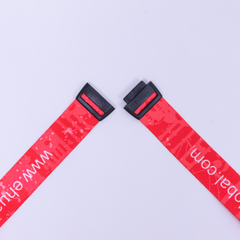V-Flat™ No-Flip™ & Stitchless Full Color RPET Lanyard with Safety Breakaway