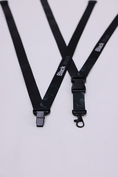 Balanced 3/4 inch RPET lanyard width example