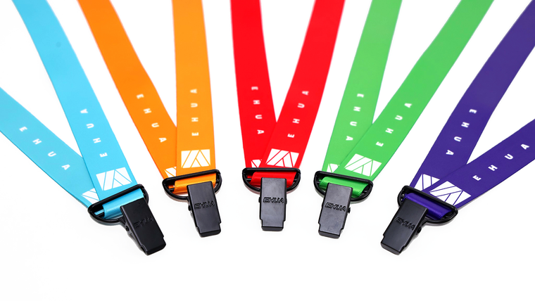 Ultrawide 1.5 inch RPET lanyard width example