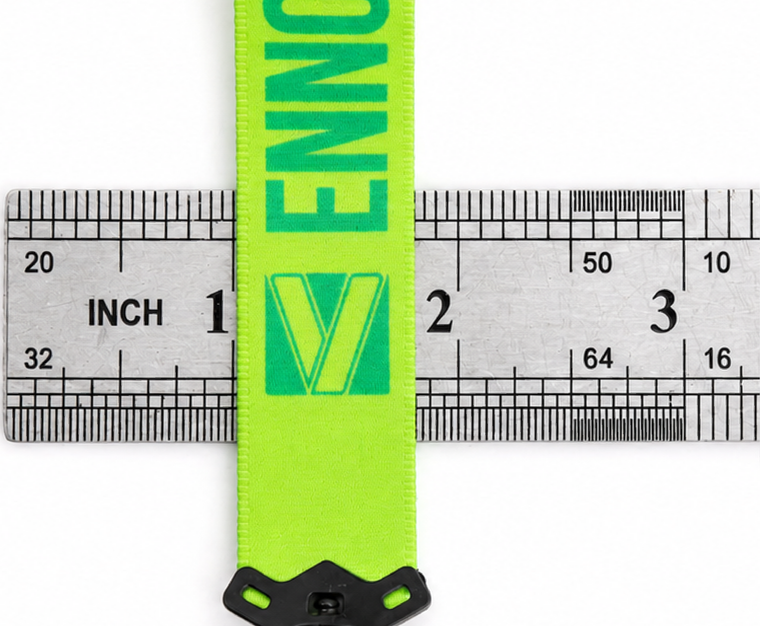 Balanced 3/4 inch RPET lanyard width example