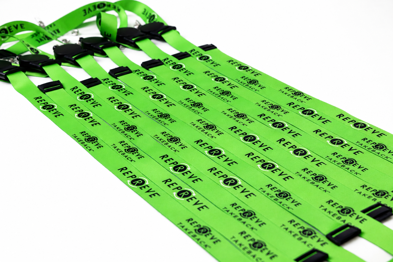 Ehua 50D RPET custom lanyard print clarity detail