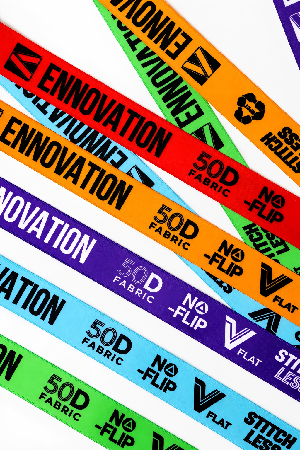Ehua 50D RPET custom lanyard print detail