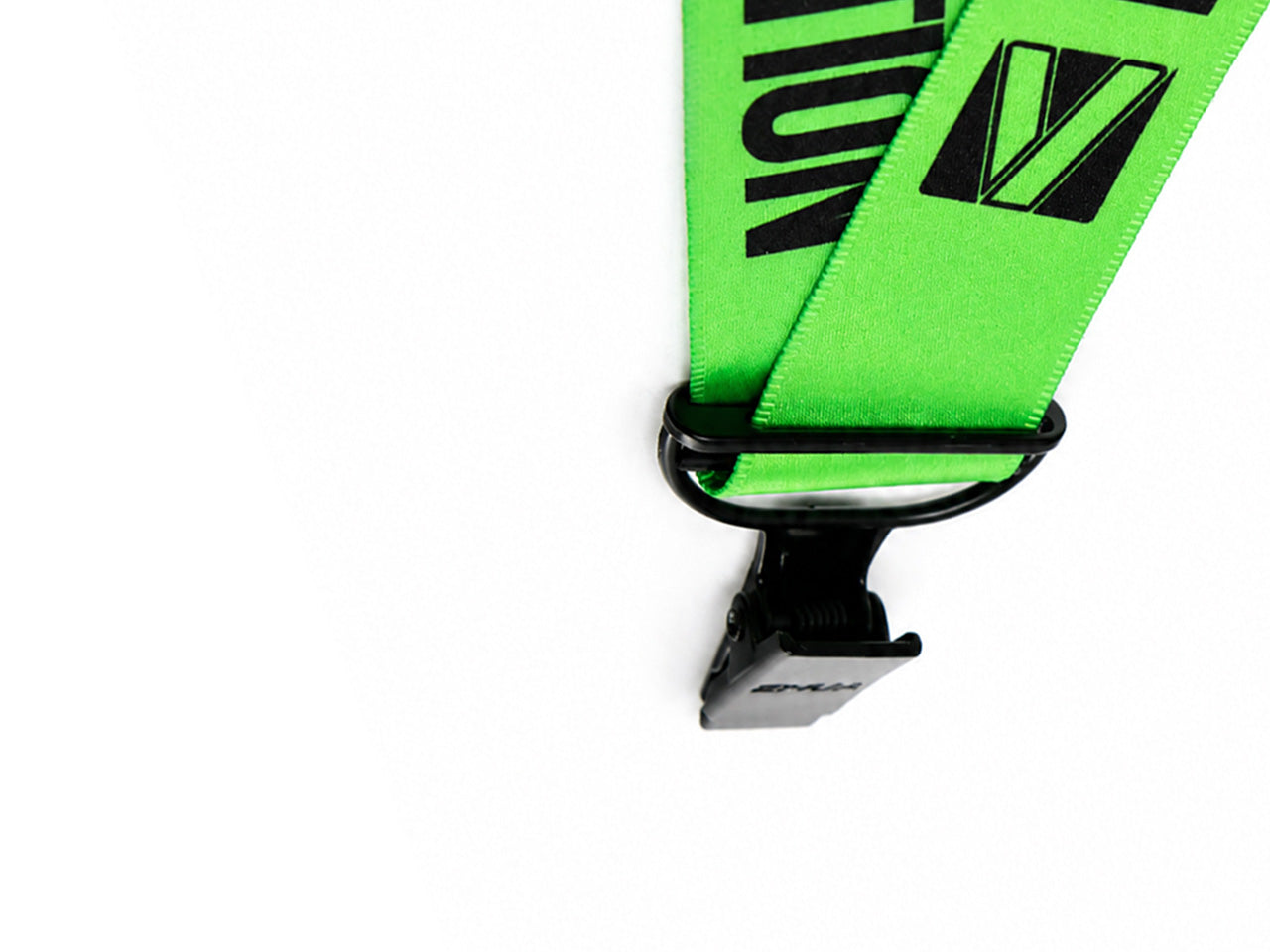 Ehua No-Flip custom lanyard badge stability detail