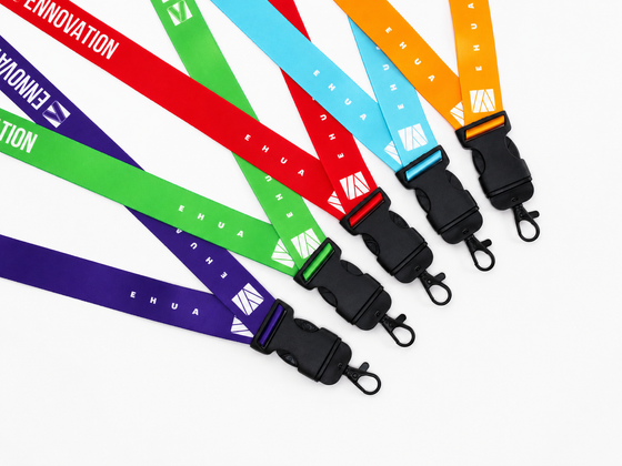 RPET lanyard print and color detail