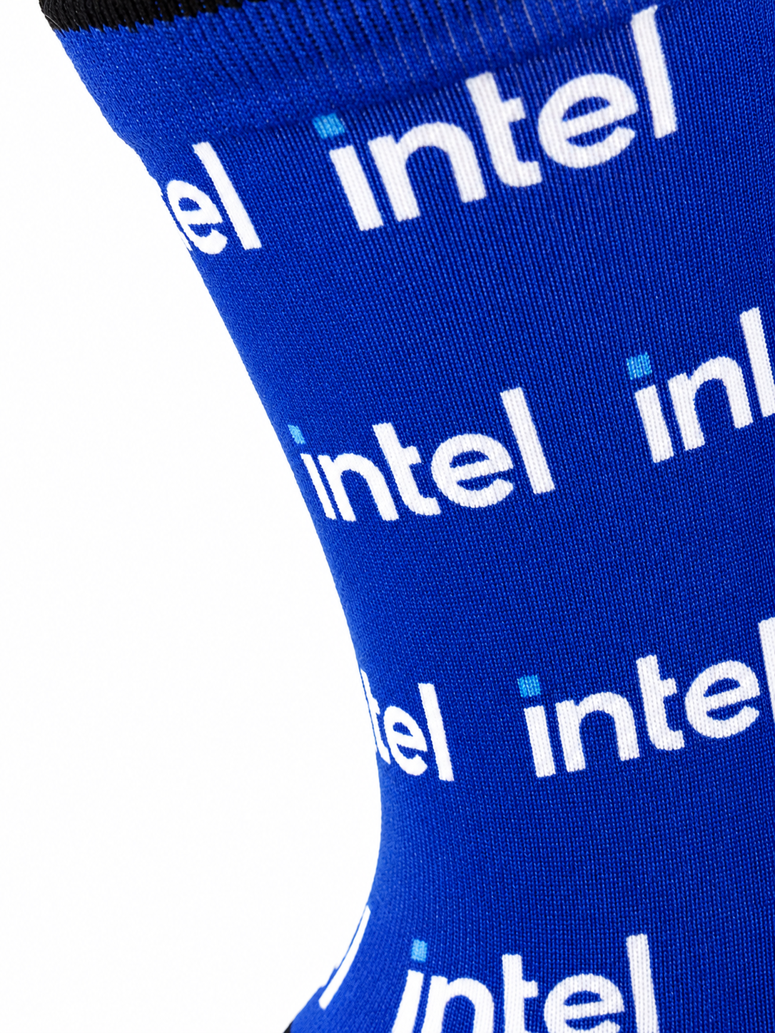 Custom printed sock material and print behavior