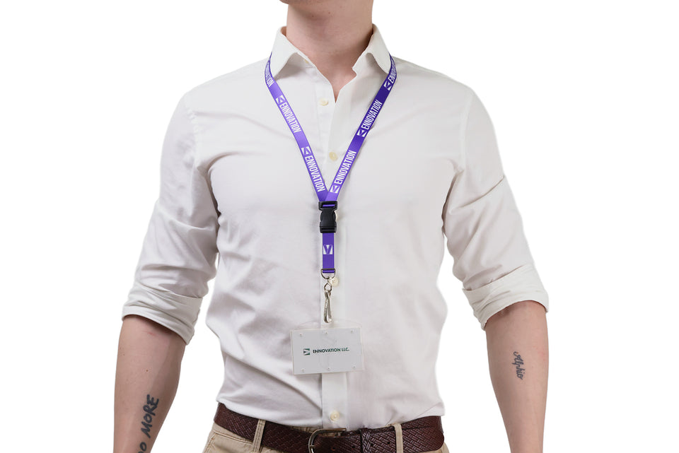 Ehua Lanyard 1 inch RPET strap detail