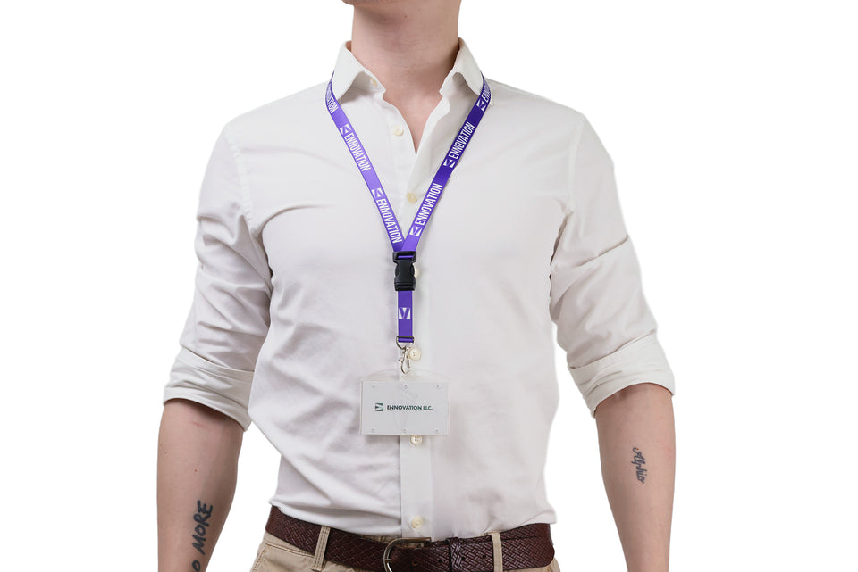 Ehua Lanyard 1 inch RPET strap detail