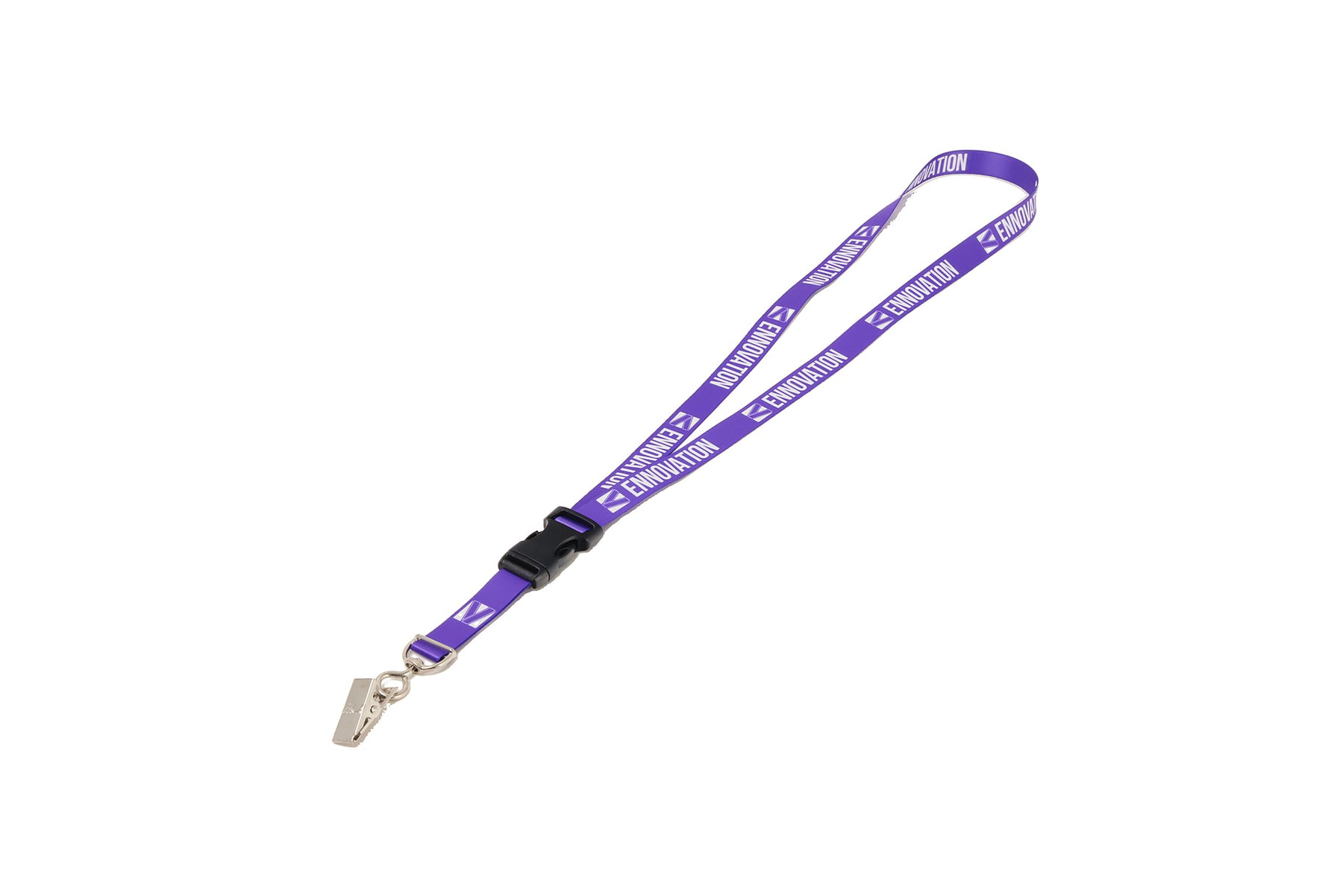 Ehua Lanyard 5/8 in Classic Bulldog Type 1 RPET Lanyard with Quick Release full layflat view