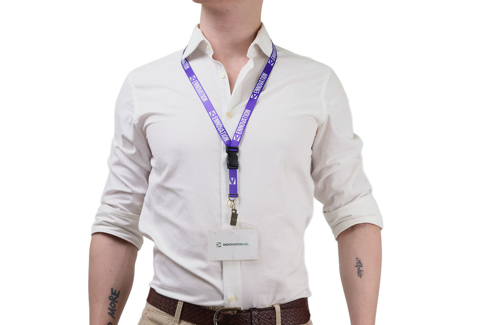 Ehua Lanyard 1 inch RPET strap detail