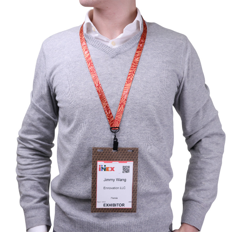 5/8" V-Flat™ Bull-dog Clip Lanyard with Safety Breakaway (2)