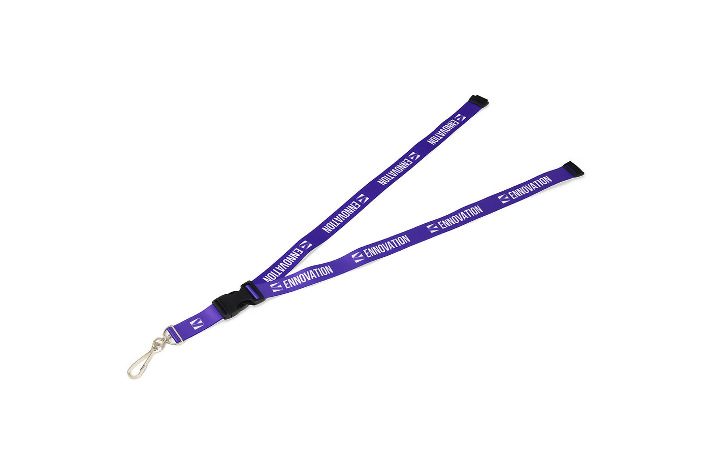 3/4 in Classic J-Hook RPET Lanyard with Quick Release and Safety Breakaway
