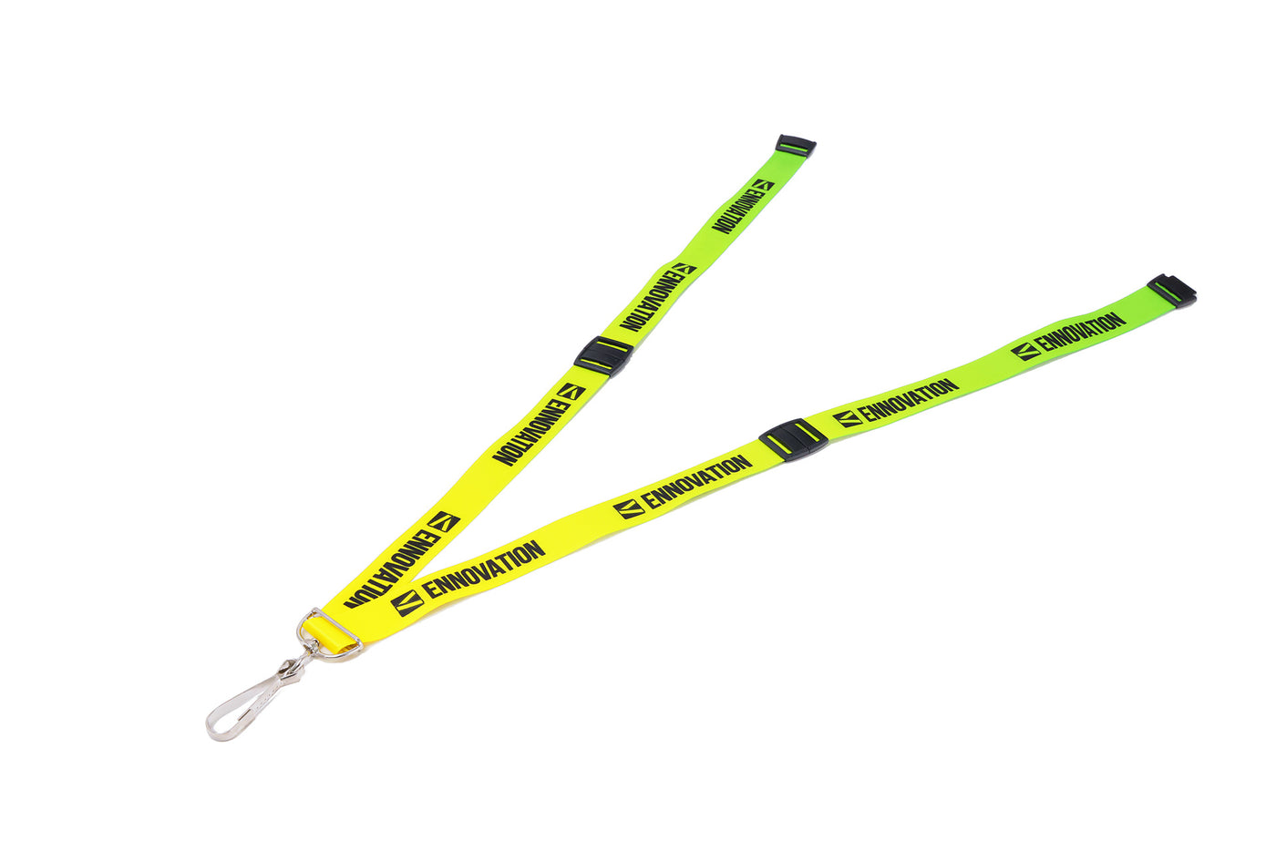3/4 in J-Hook RPET Lanyard with 3 Safety Breakaways