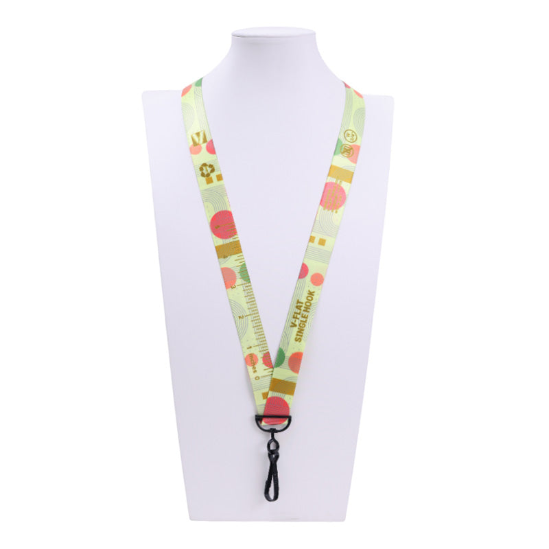 3/4" V-Flat™ J-Hook Lanyard without Breakaway