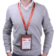 3/4" V-Flat™ Bull-dog Clip Lanyard with Safety Breakaway (2)