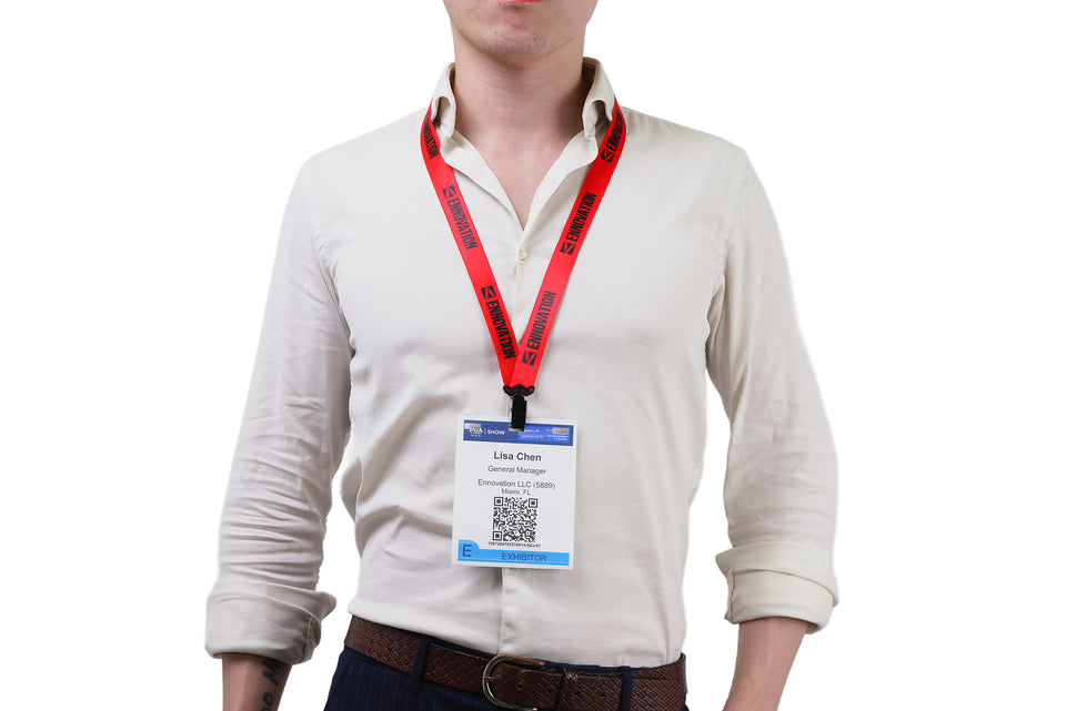 Ehua Lanyard 1 inch RPET strap detail