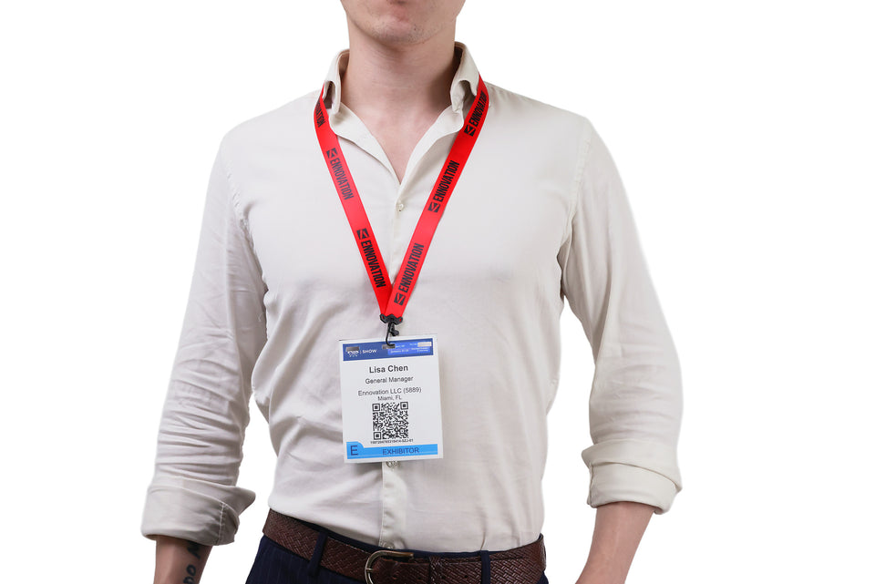Ehua Lanyard 1 inch RPET strap detail