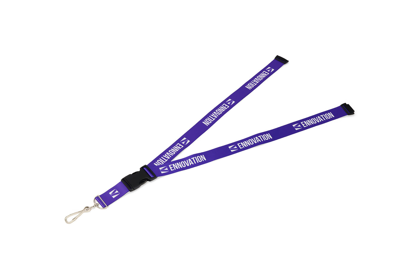 1 in Classic J-Hook RPET Lanyard with Quick Release and Safety Breakaway