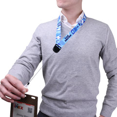 1"  Badge Reel™ V-Flat™ Stitchless Lanyard without safety neck breakaway (3)