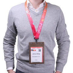1" V-Flat™ Lobster Claw Lanyard with Safety Breakaway