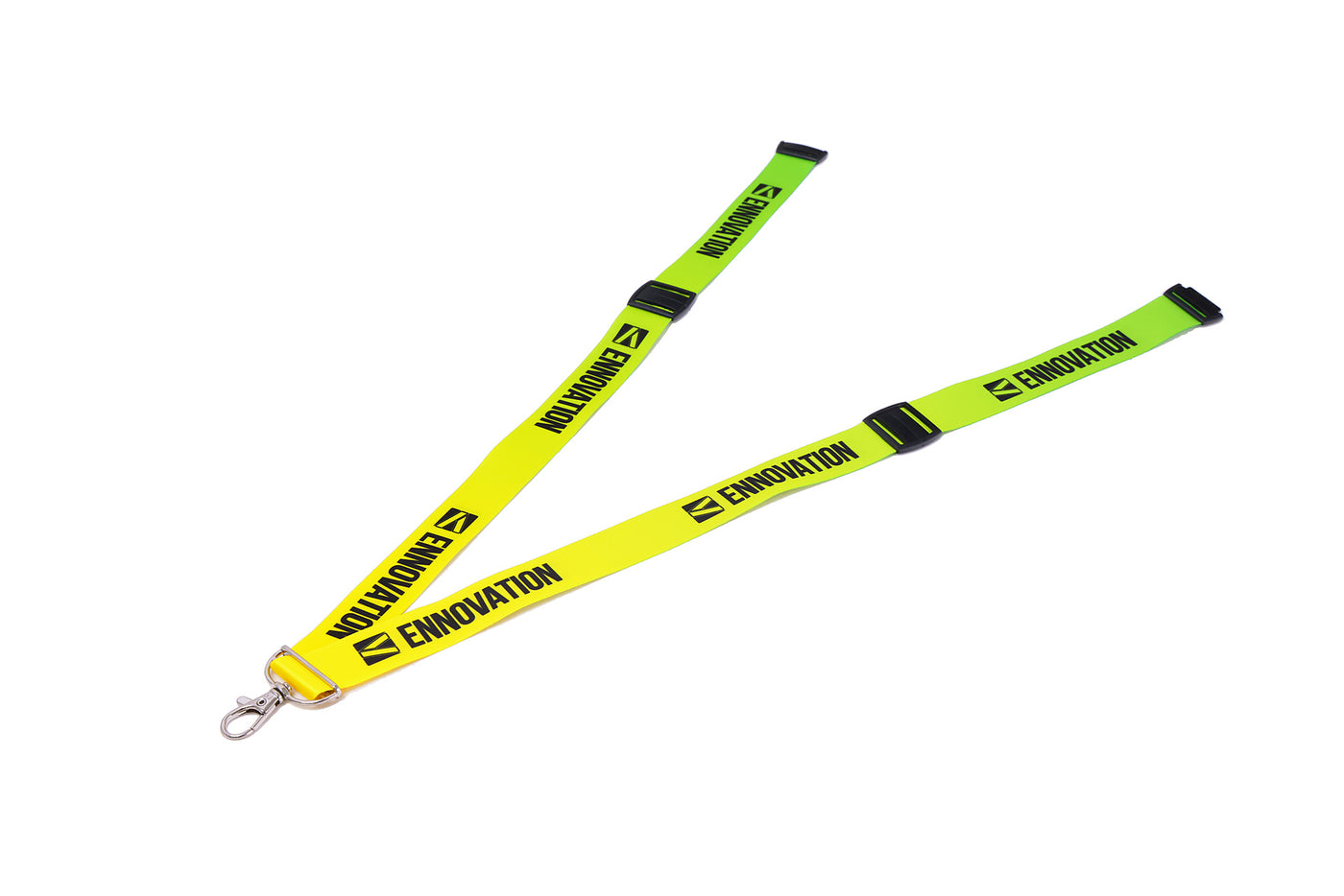 1 in Lobster Clip RPET Lanyard with 3 Safety Breakaways