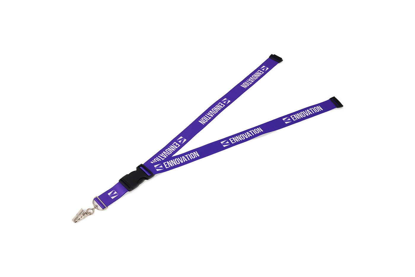 1 in Classic Bulldog Type 1 RPET Lanyard with Quick Release and Safety Breakaway