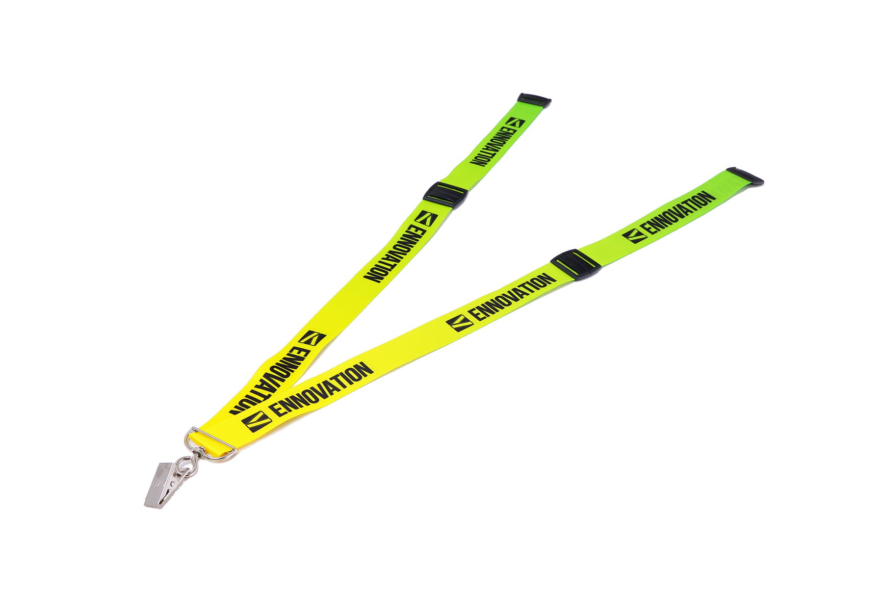 Ehua Lanyard 1 in Bulldog Type 1 RPET Lanyard with 3 Safety Breakaways full view