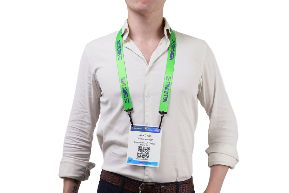 Ehua Lanyard 1 inch RPET strap detail