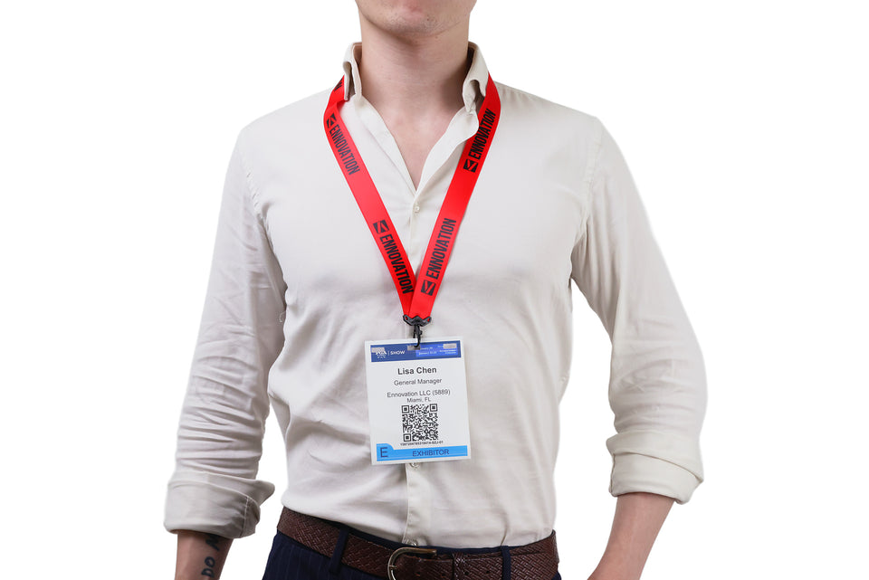 Ehua Lanyard 1 inch RPET strap detail