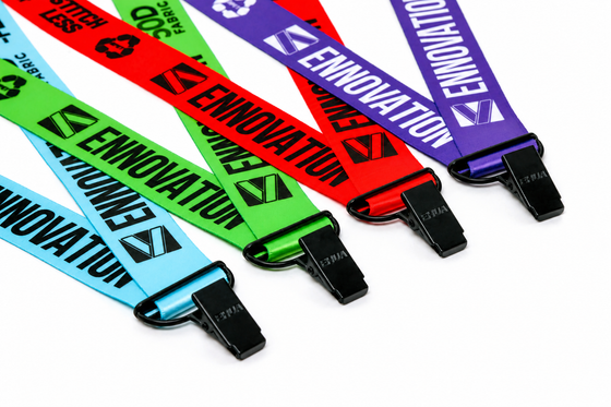 RPET lanyard print and color detail