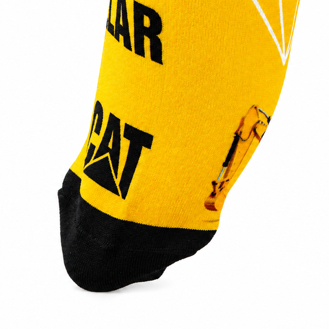 Sock toe print zone