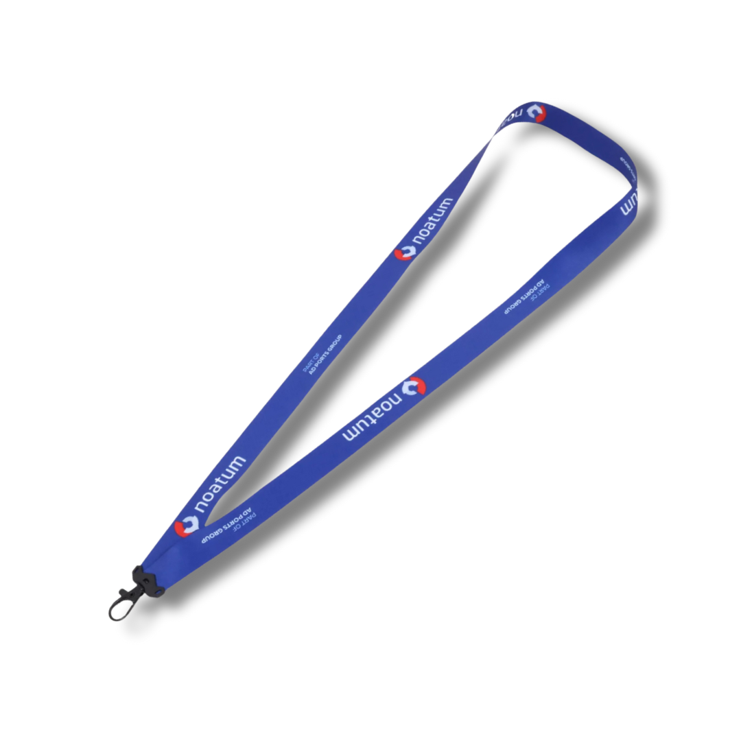 3/4" Full Color RPET Lanyard with Safety Breakaway & Buckle Release with Choice of Attachment