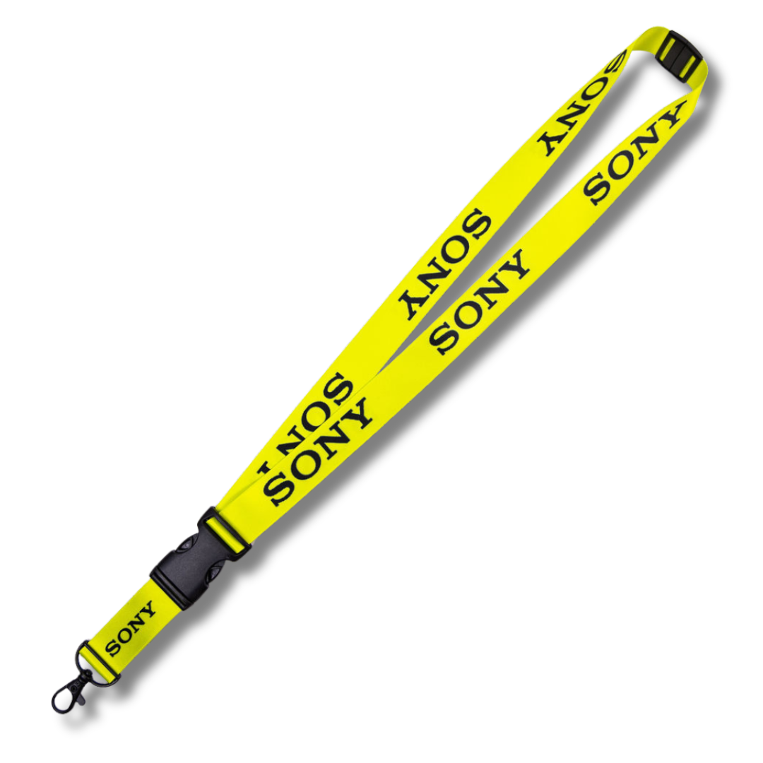 3/4" Full Color RPET Lanyard with Safety Breakaway & Buckle Release with Choice of Attachment