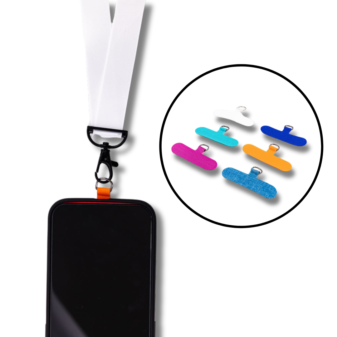 Full Color RPET Lanyard with Cell Phone Attachment